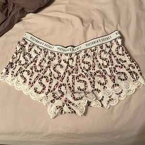 Victoria’s Secret cheetah sleep shorts